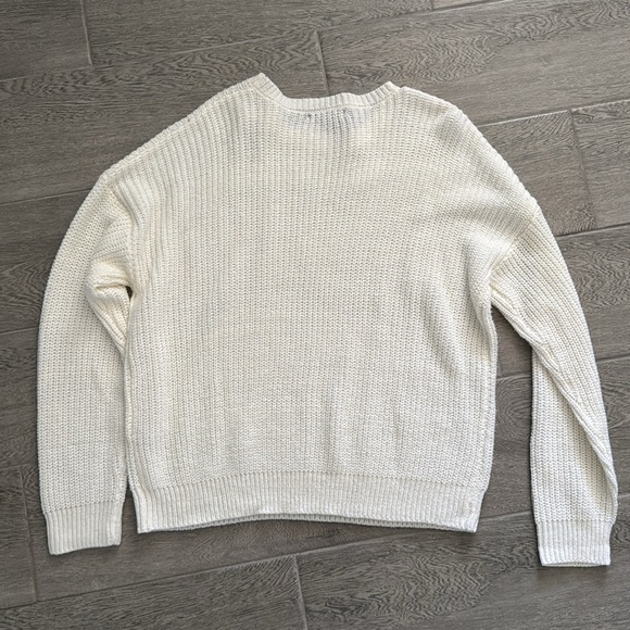 Forever 21 Cream Knit Sweater - Picture 6 of 6